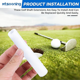 Mtsooning wood shaft compatibility supports versatile club repair with universal fit.