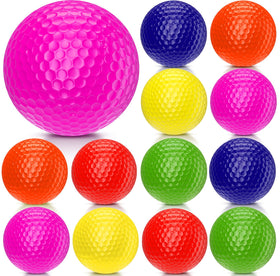 Mudder blue emoticon golf ball, easy to spot during outdoor practice.