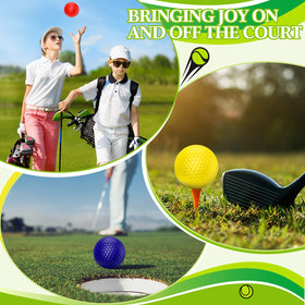 Mudder red emoticon golf ball, stands out for quick retrieval.