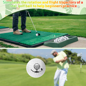 Mudder foam golf balls with two black mesh bags for storage