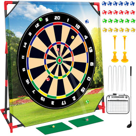 Mukum golf game play set overview for indoor and outdoor use.