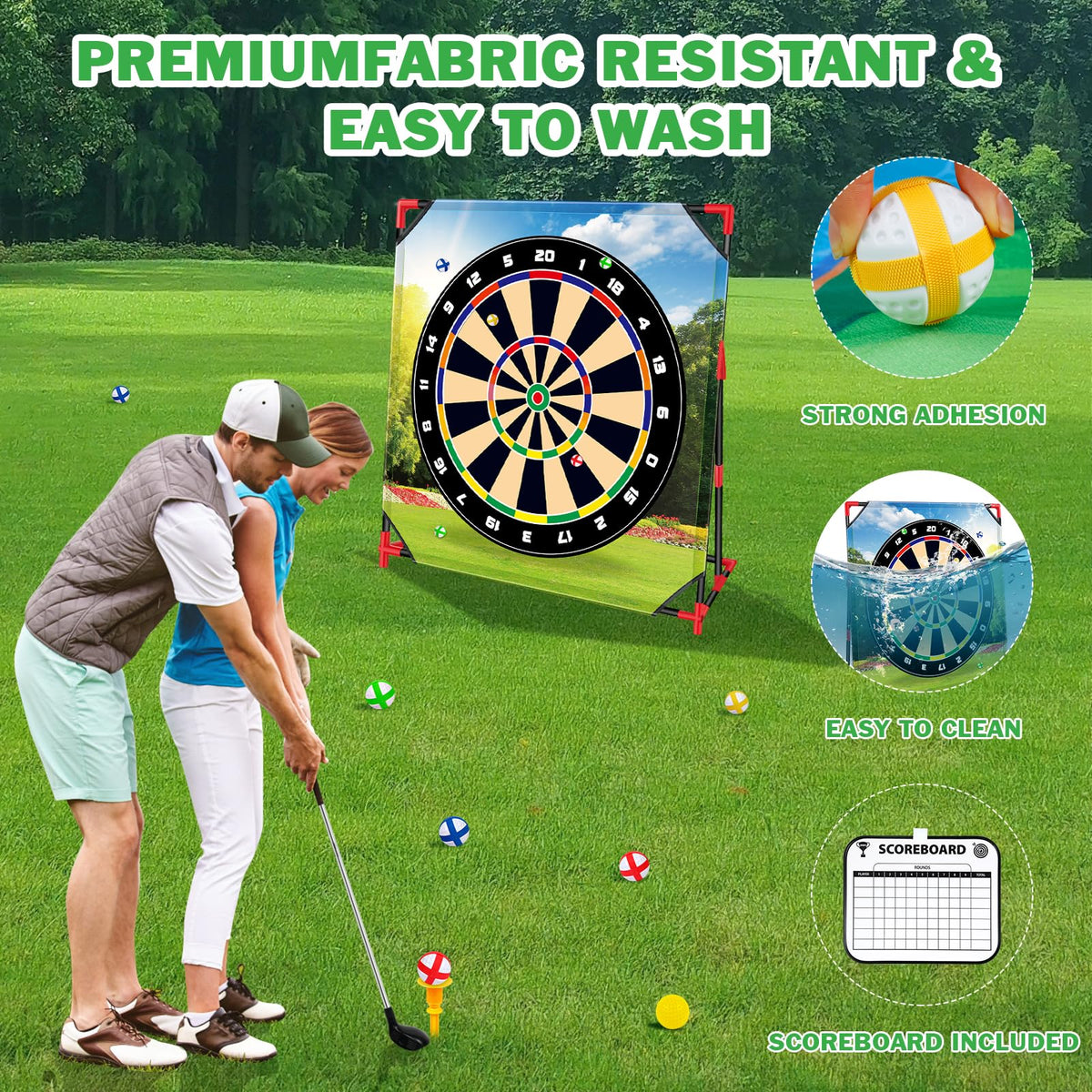 Mukum removable targets on mat showcase customizable layouts.