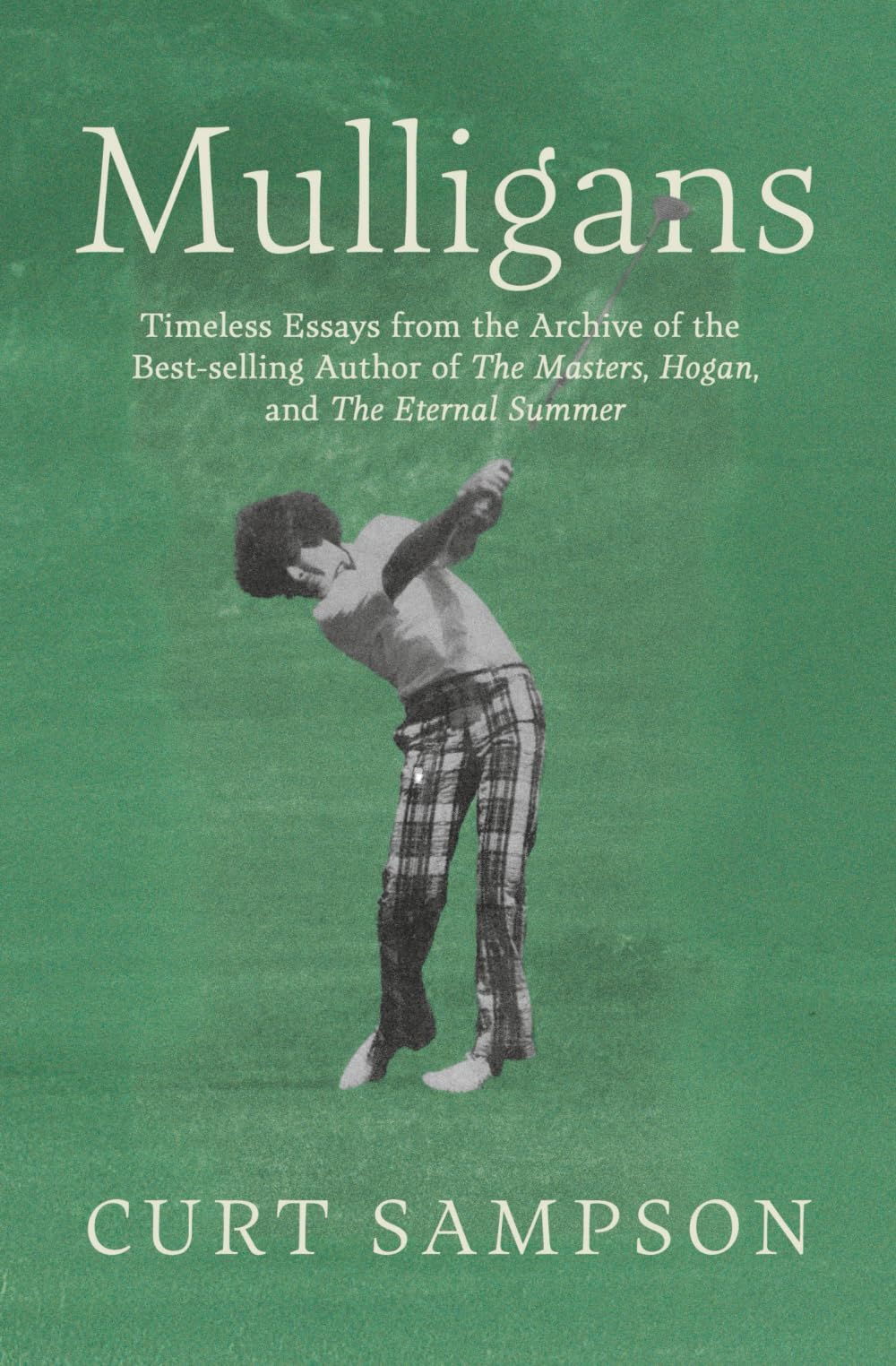 Mulligans book cover, timeless golf essays for readers seeking insight.