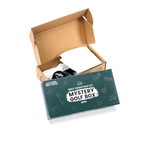 Mullybox mini golf gift unboxing reveals premium accessories to elevate your game.