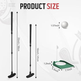 MultiOutools two-way putter set demonstrates ambidextrous use for all players