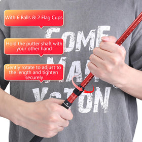 MultiOutools aluminum shafts with silicone coating and ergonomic grip for stable control.