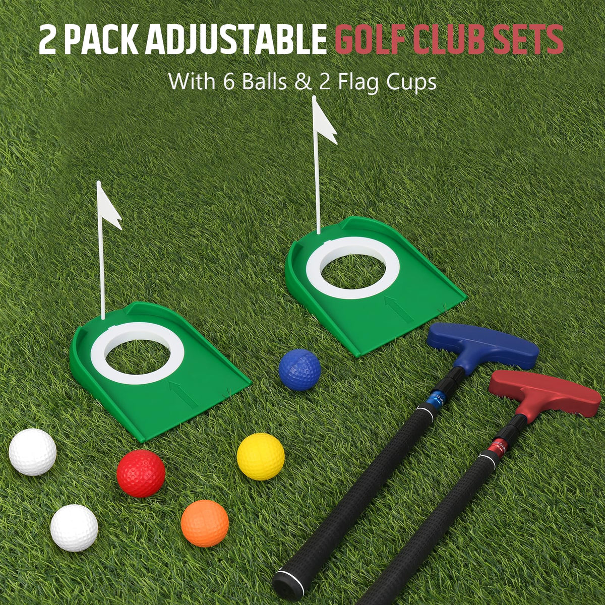 Blue and red colorway supports family training and team practice.