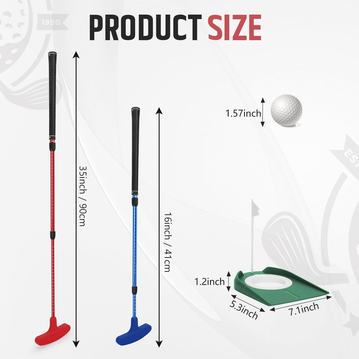 MultiOutools two-way putter supports left and right-handed players with confidence.