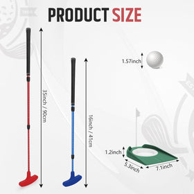 MultiOutools two-way putter supports left and right-handed players with confidence.
