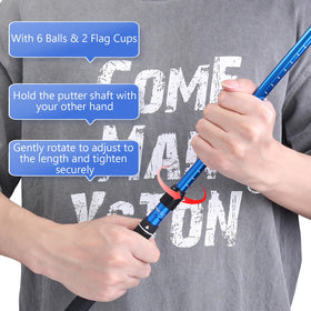 MultiOutools ergonomic rubber grip with anti-slip pattern for confident swings.