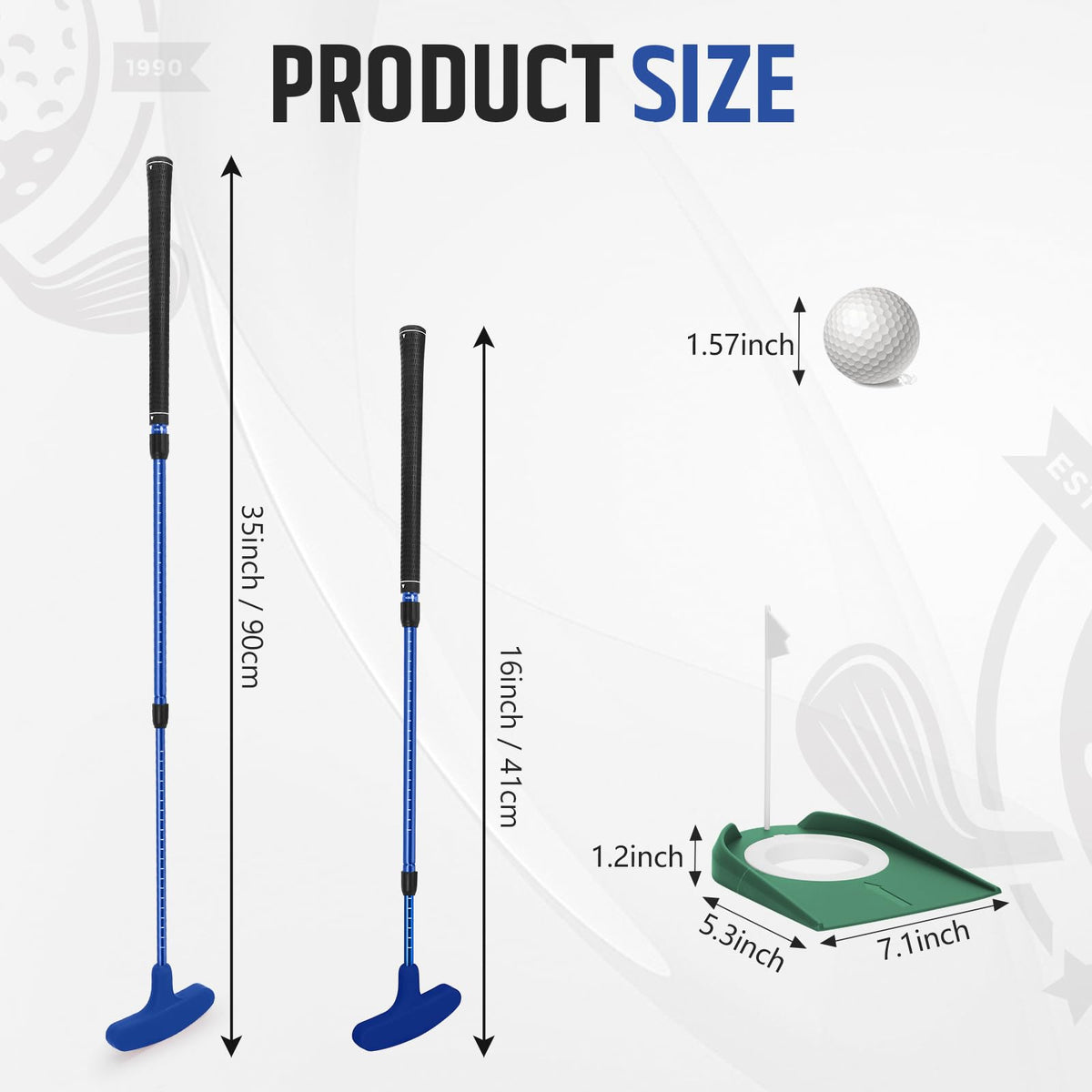 MultiOutools practice balls included for versatile indoor and outdoor drills.