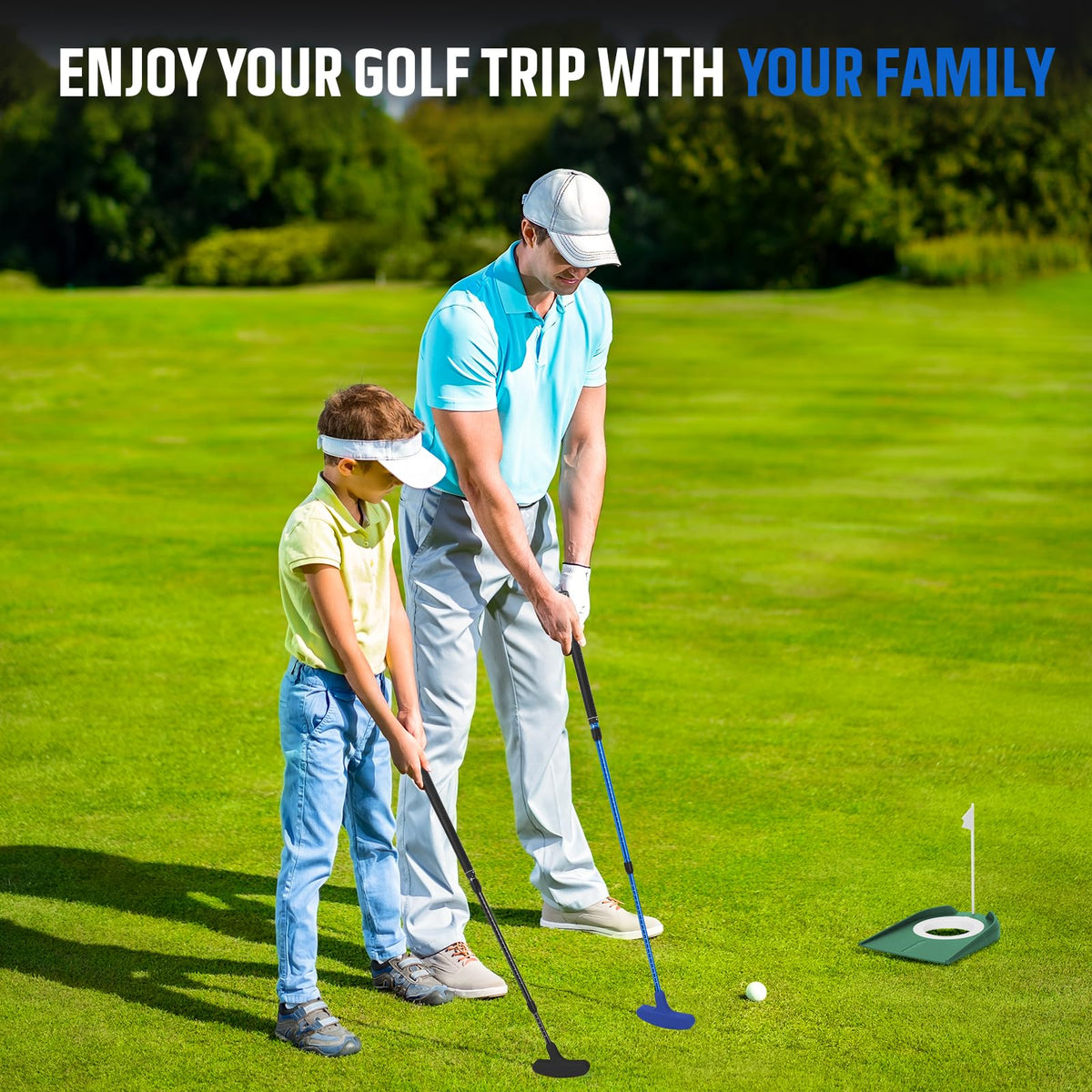 MultiOutools 6 balls included for immediate practice sessions and family rounds.