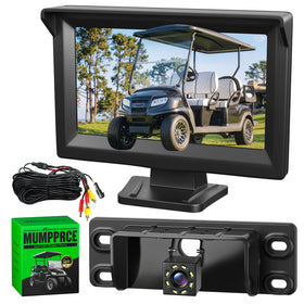 MUMPPRCE 12V golf cart camera kit aids safer reversing.