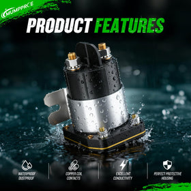 MUMPPRCE 4-terminal solenoid with silver contacts for precise current control