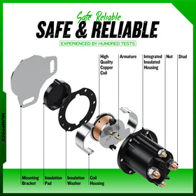 MUMPPRCE 624317 649373 compatible solenoid relay for reliable OEM replacements