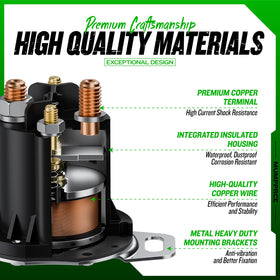 MUMPPRCE 48V EZGO RXV relay sealed housing for dust and water resistance