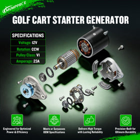MUMPPRCE Bobcat UTV starter with pulley focus for durability