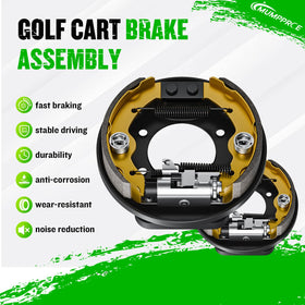 MUMPPRCE EZGO brake shoes close-up for smooth braking