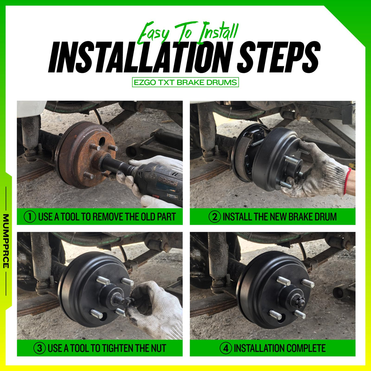 MUMPPRCE instruction-friendly design ideal for DIY repairs and professional replacements