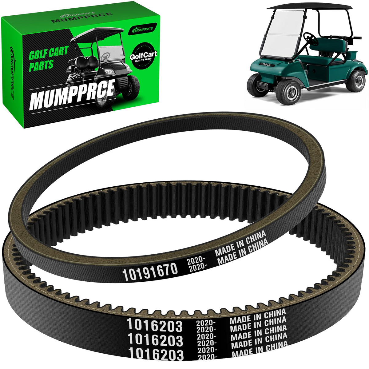MUMPPRCE Club Car DS drive belt kit ensures smooth power transfer and durable performance.