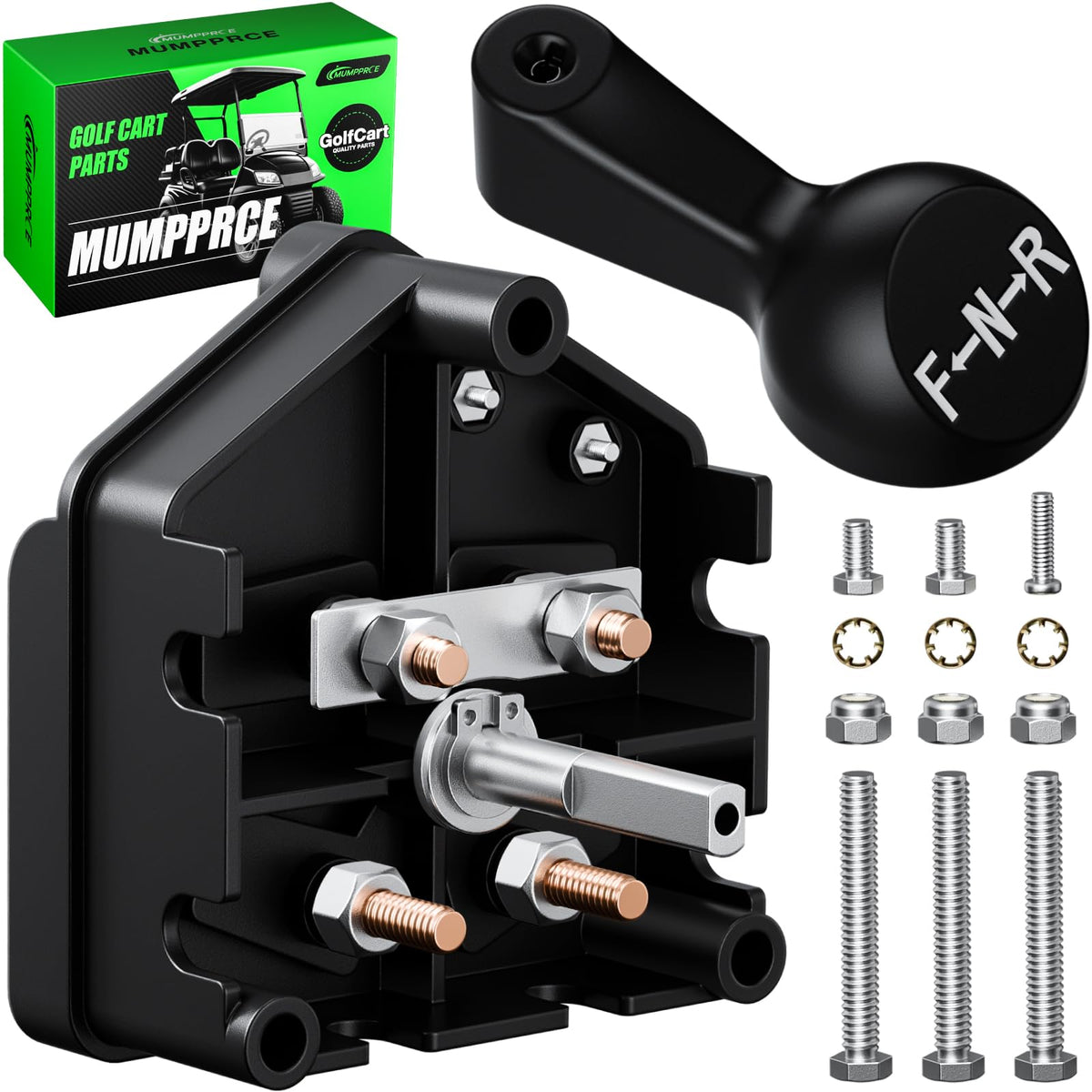 MUMPPRCE Club Car DS switch assembly front view for smooth forward and reverse control.