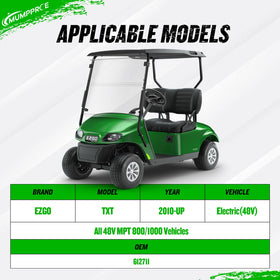 MUMPPRCE EZGO 48V solenoid relay compatibility diagram for seamless replacements.
