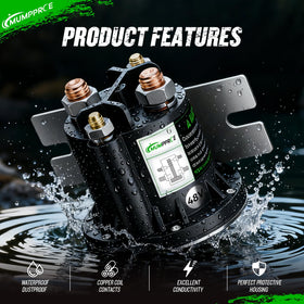 MUMPPRCE EZGO 48V solenoid relay wear-resistant material under heavy use.