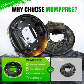 MUMPPRCE EZGO brake assembly OEM ID tag indicates direct replacement parts