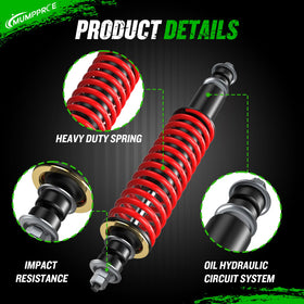 Complete MUMPPRCE EZGO shock kit with bushings for easy installation.