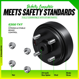 MUMPPRCE note on non-keyed axles highlighting compatibility and maintenance reminders