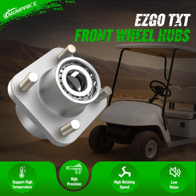 MUMPPRCE EZGO front wheel bearing with dust cover protects internals from debris.