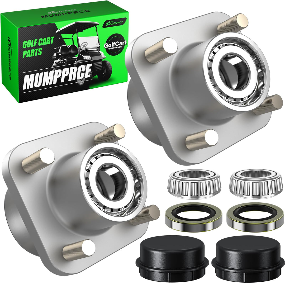 MUMPPRCE EZGO front wheel hub assembly for reliable steering and safety.