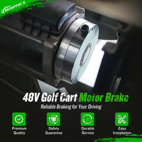 MUMPPRCE 48V motor brake assembly for EZGO RXV ensures smooth stops.