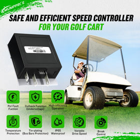MUMPPRCE EZGO speed controller side profile showing durable aluminum design