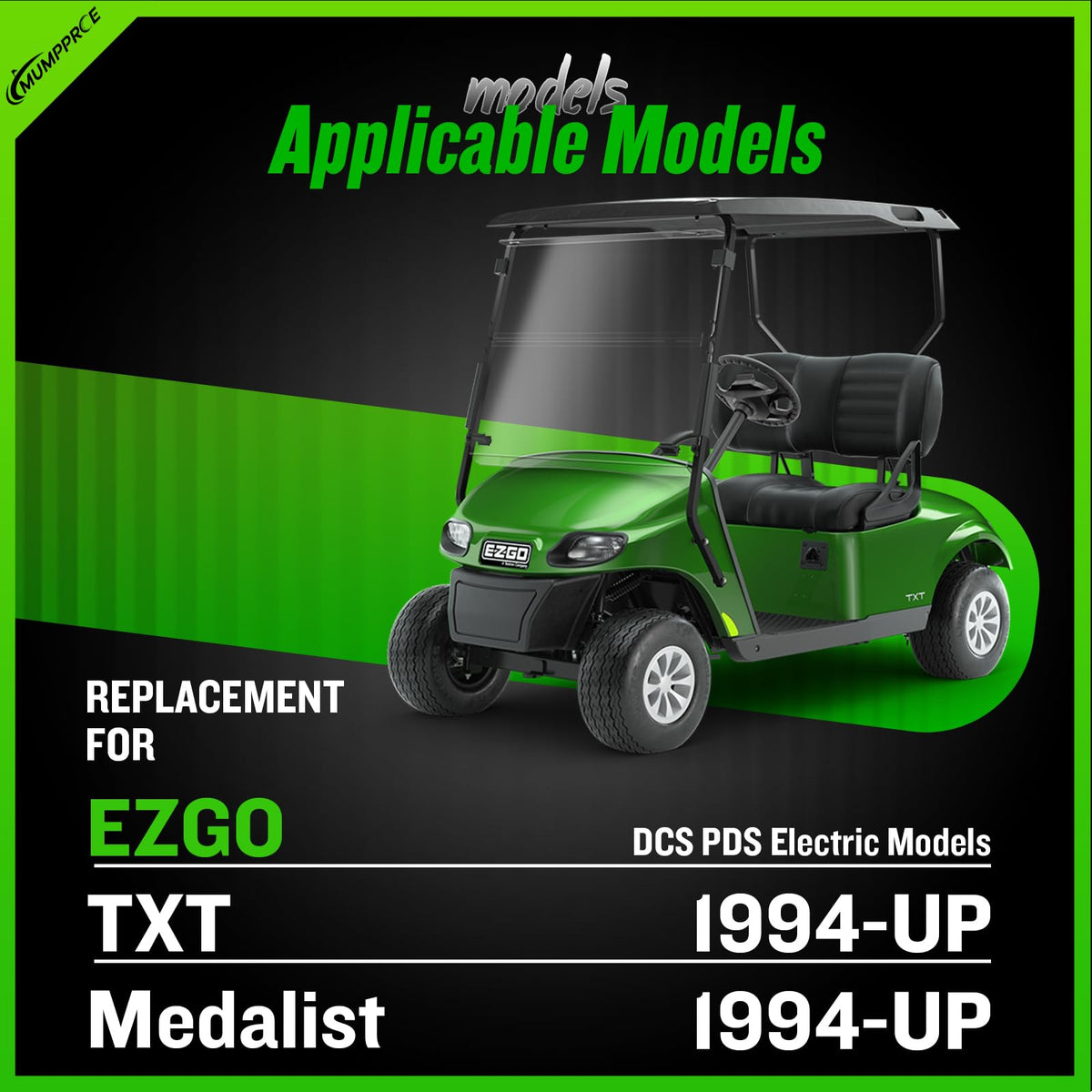MUMPPRCE EZGO throttle sensor 5-pin interface enables compatible DCS and PDS setups