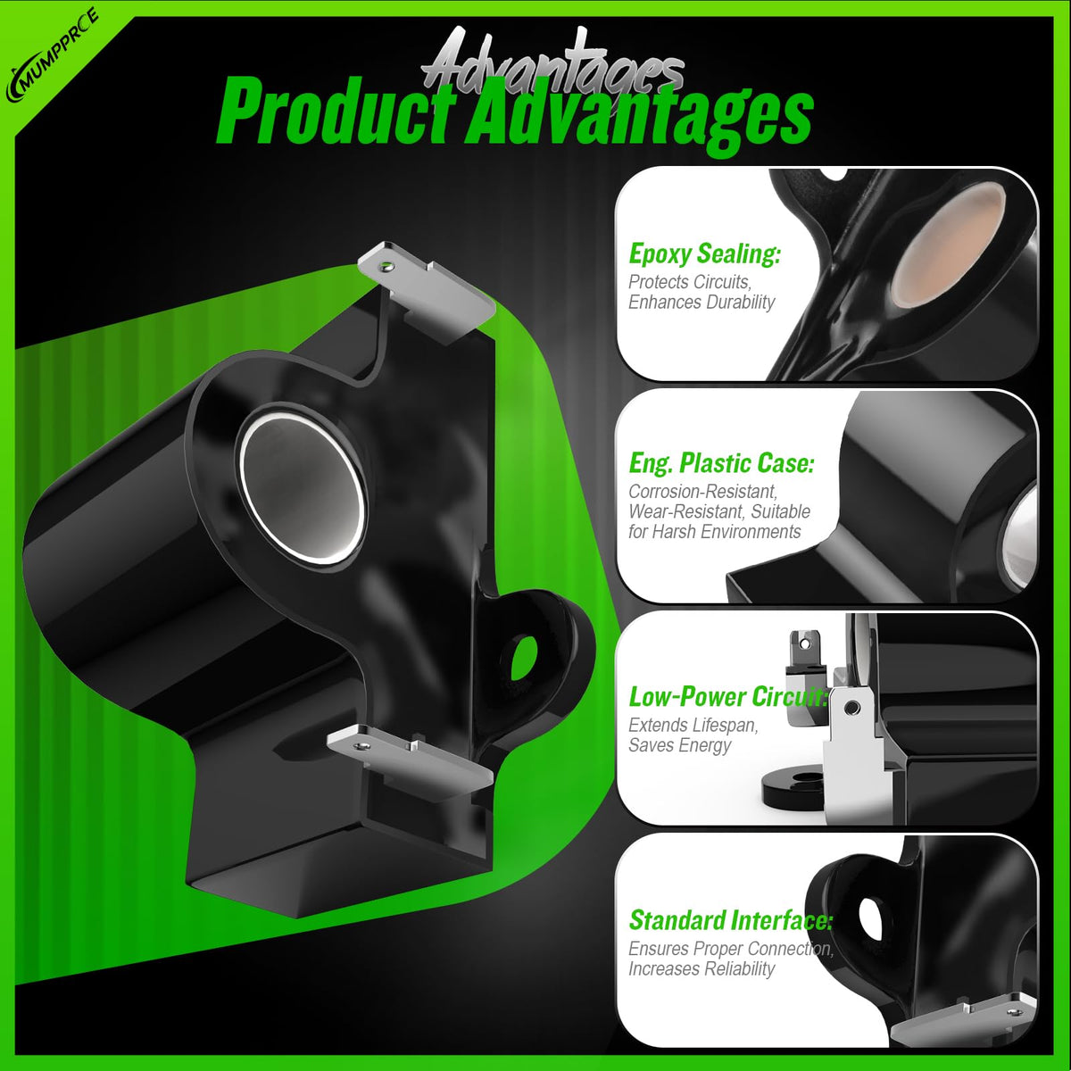 MUMPPRCE EZGO throttle sensor connectors ensure quick, secure wiring connections