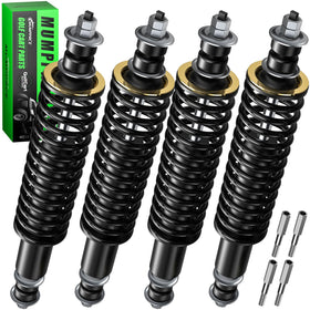 MUMPPRCE EZGO TXT front shock assembly for improved ride stability on rough terrain
