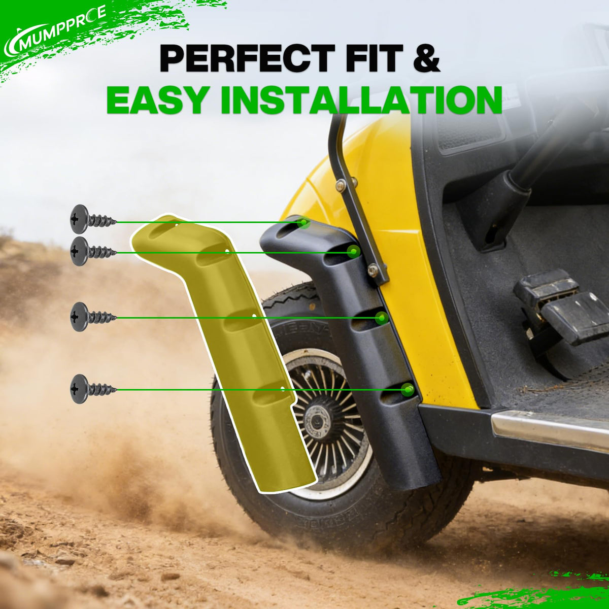 MUMPPRCE EZGO TXT install kit for quick, secure mounting.