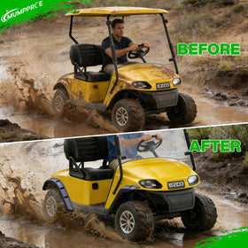 MUMPPRCE EZGO TXT protective mud guard rear shields rear wheels.