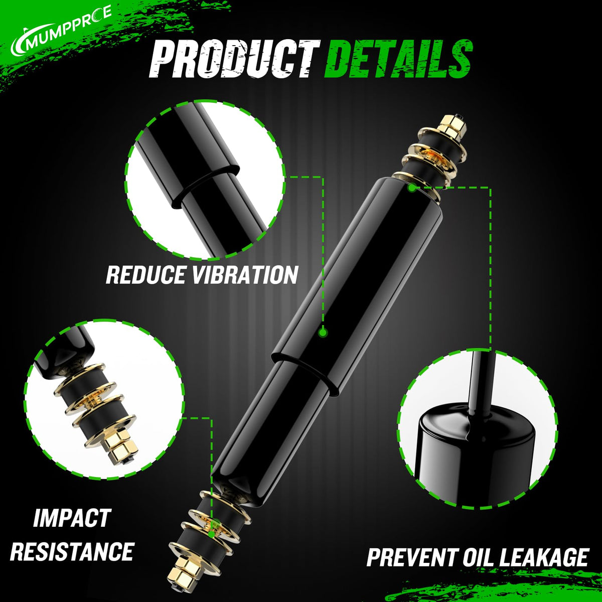 MUMPPRCE EZGO TXT shock bushings aid smoother installation and longevity