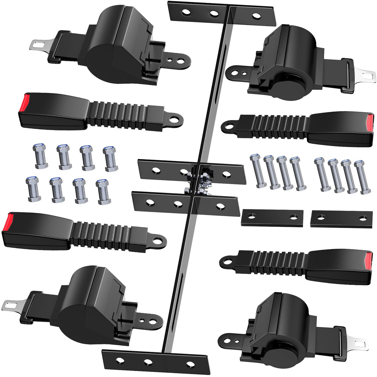 MUMPPRCE front seat belt bracket for secure golf cart fit.
