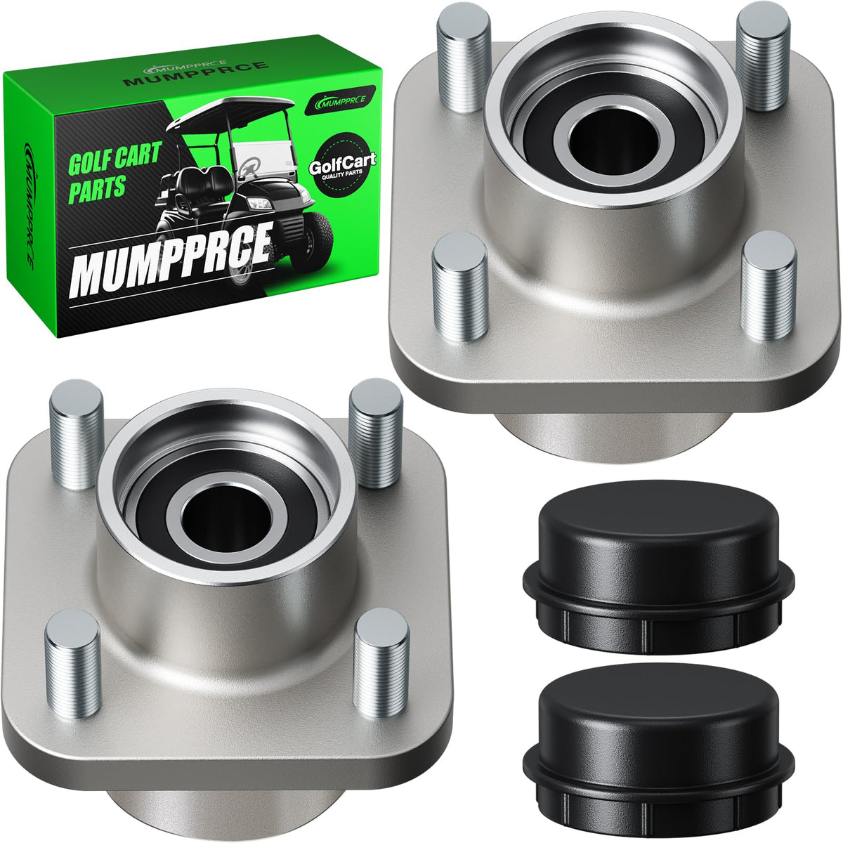 MUMPPRCE front wheel hub assembly for Club Car DS—durable replacement