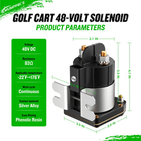 MUMPPRCE golf cart battery solenoid assembly ready for quick maintenance