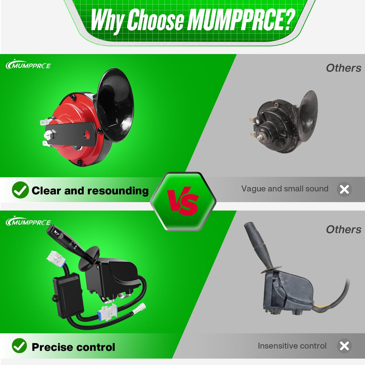 MUMPPRCE brake pad enhances braking visibility for street use