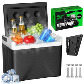 MUMPPRCE golf cart cooler with bracket mount for easy installation.