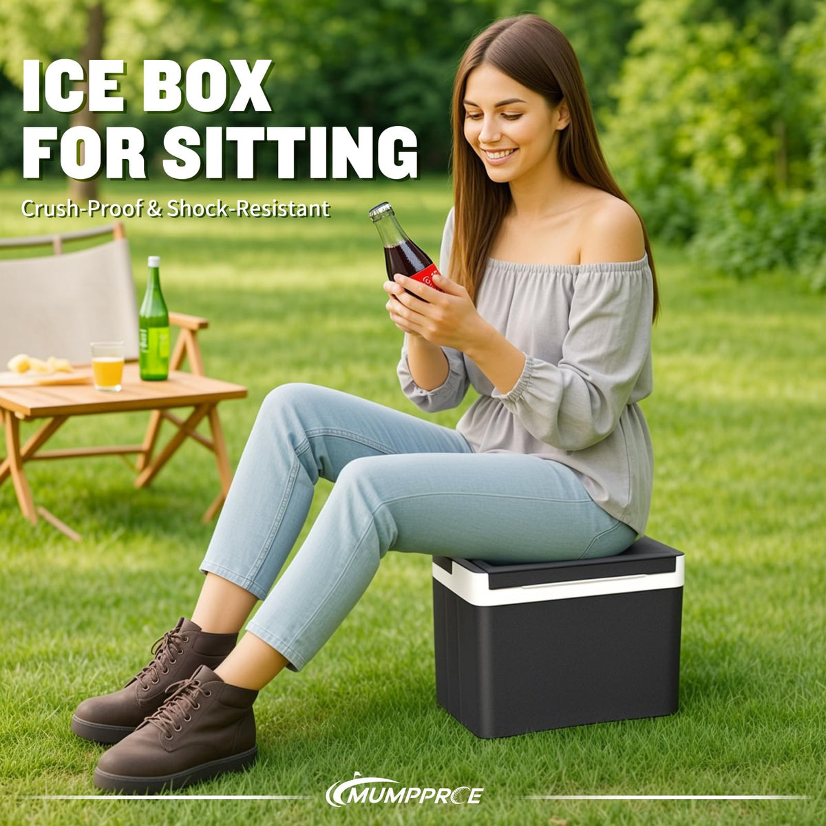 MUMPPRCE party-ready cooler is ideal for gatherings on and off course.