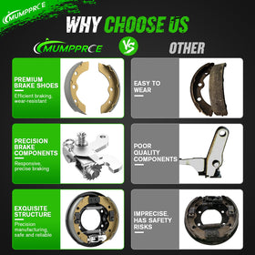 High-strength alloy brake cluster resists wear for longer life.