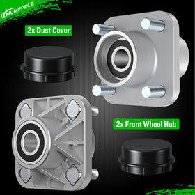 MUMPPRCE installation-ready hub—easy swap for golf carts