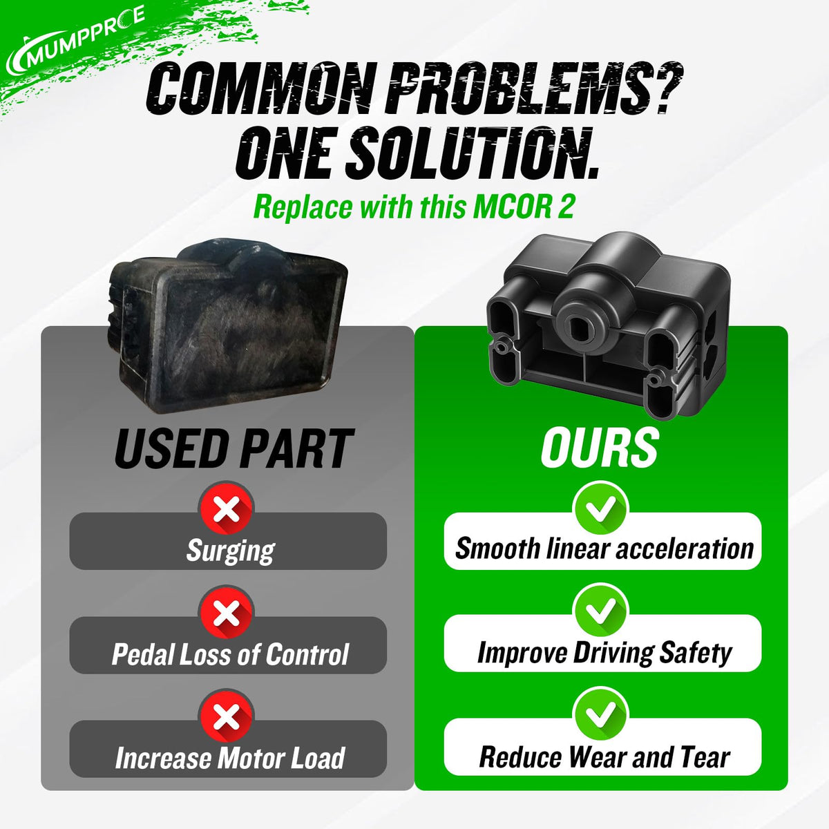 MUMPPRCE MCOR2 plug-and-play installation simplifies repairs with no programming required