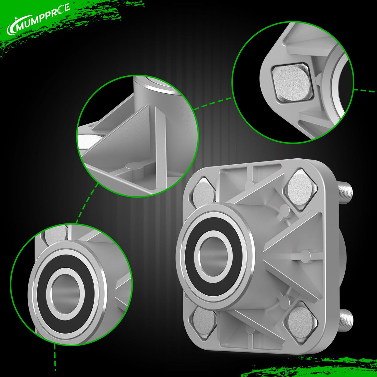 MUMPPRCE sealed-bearing hub—reliable performance on course